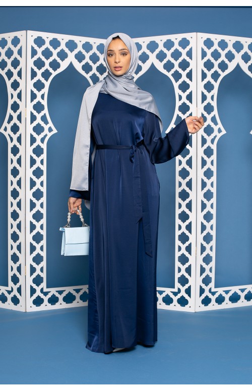 robe longue satiné haute qualité pour femme musulmane boutique hijab