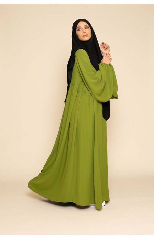 abaya ample et longue pour printemps été boutique hijab pas cher