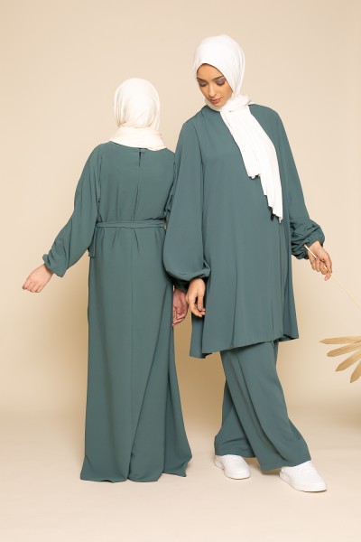 Green medina dress