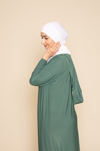 robe prière avec hijab intégré