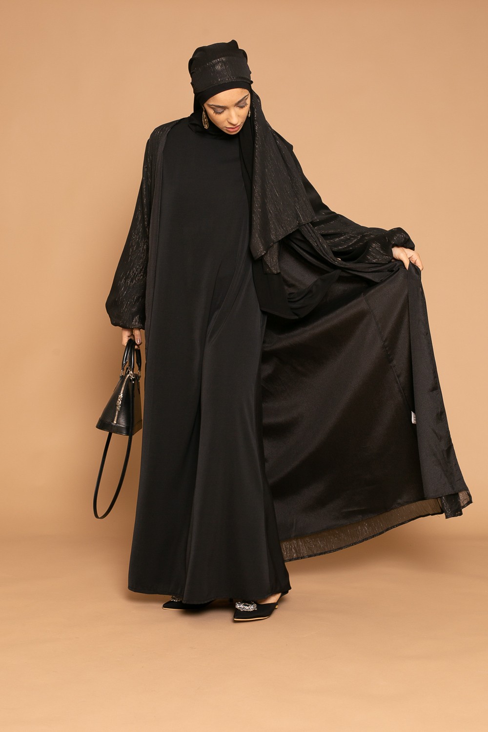 robe sans manche dessous de robe noir boutique pour femme musulmane
