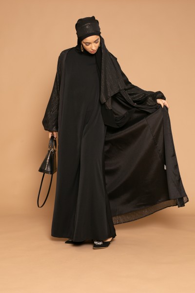 Black medina sleeveless dress