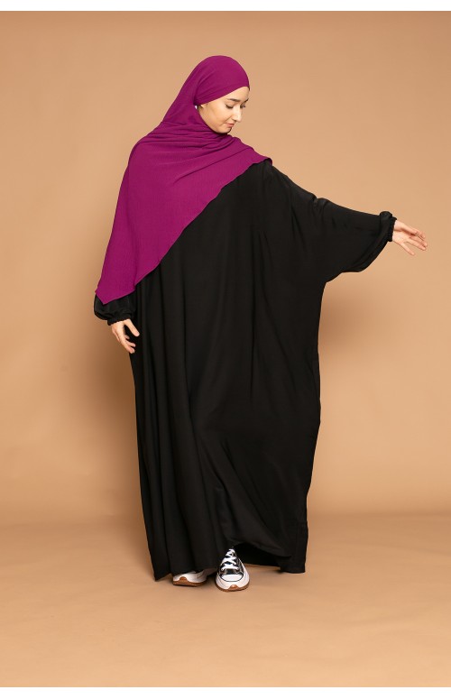 abaya papillon avec zip coupe large ramadan 2023