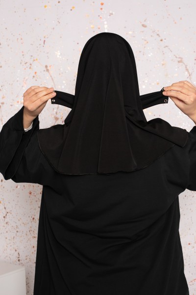 Hijab easy noir
