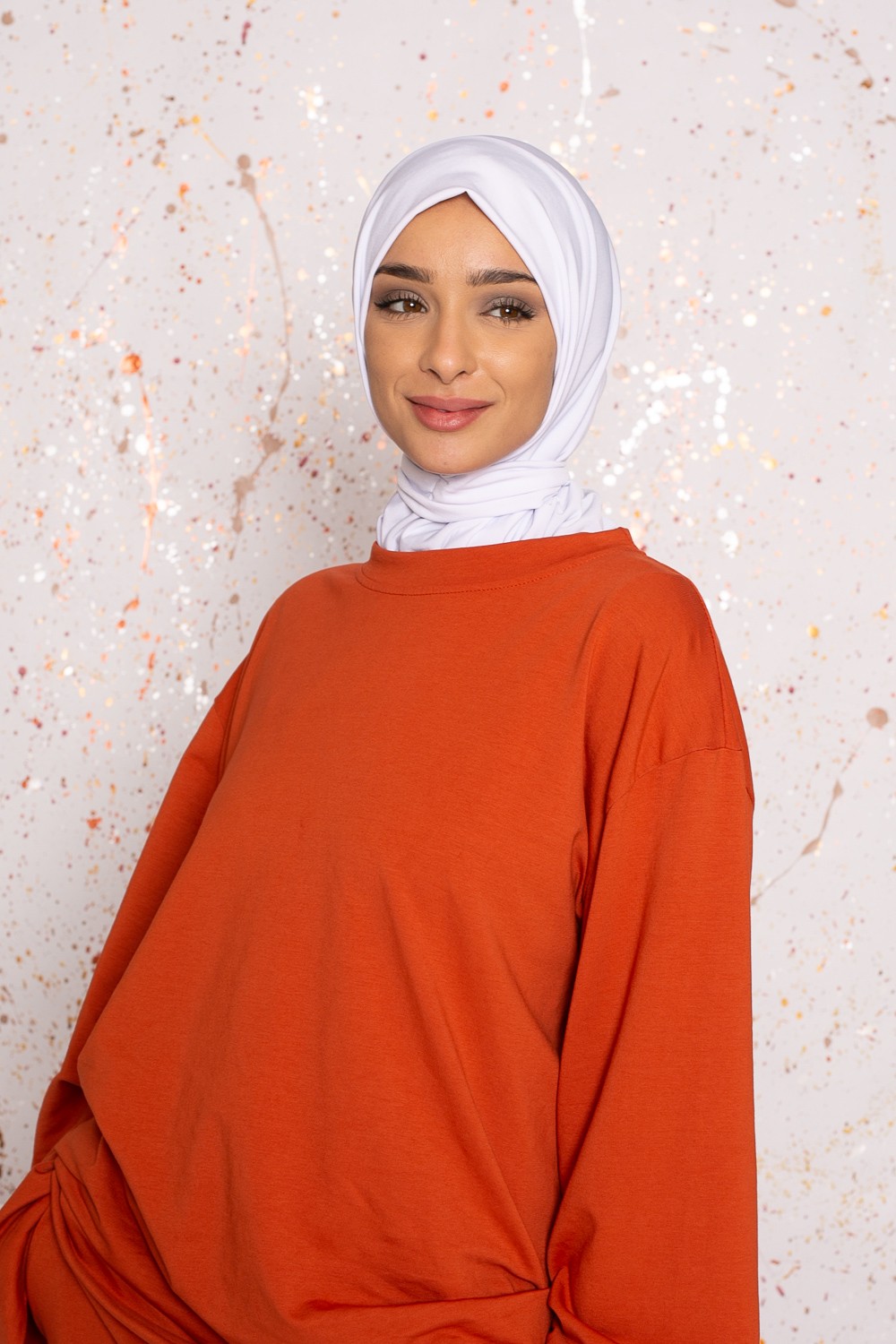 Hijab easy blanc