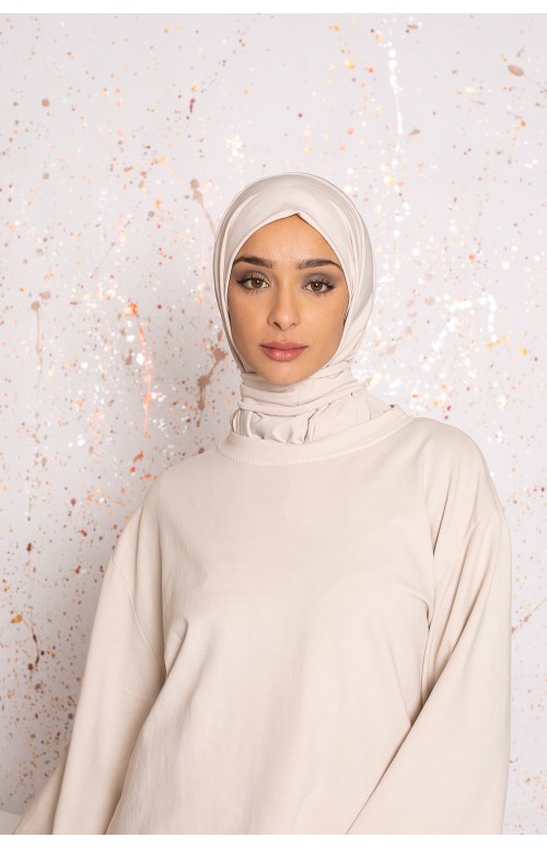 hijab sport avec pression boutique musulmane pas cher
