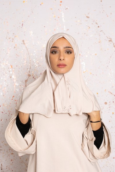 Hijab easy beige