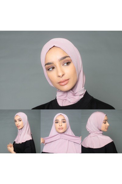 Hijab einfach altrosa