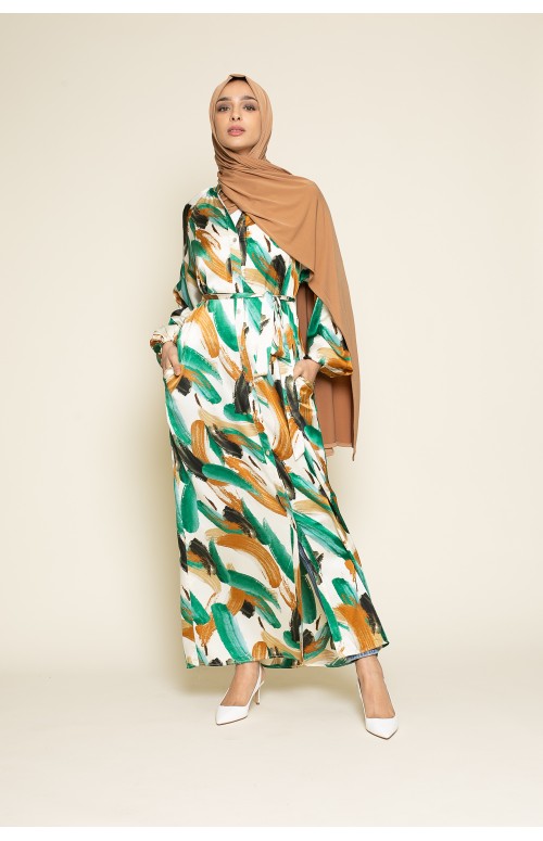 robe chemise printemps été pour femme musulmane boutique hijab