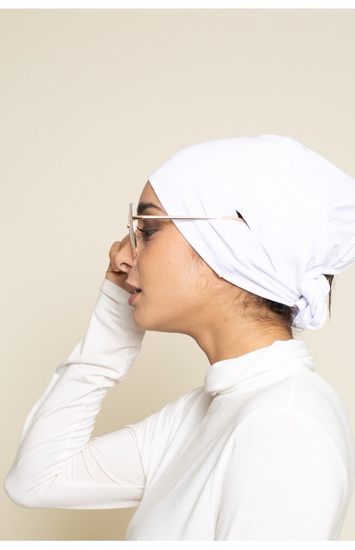 bonnet à nouer sous hijab