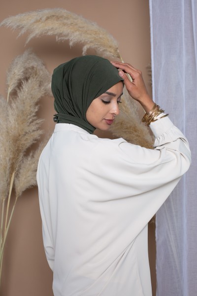 Hijab easy khaki