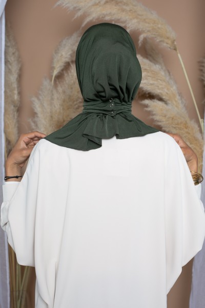Hijab fácil caqui