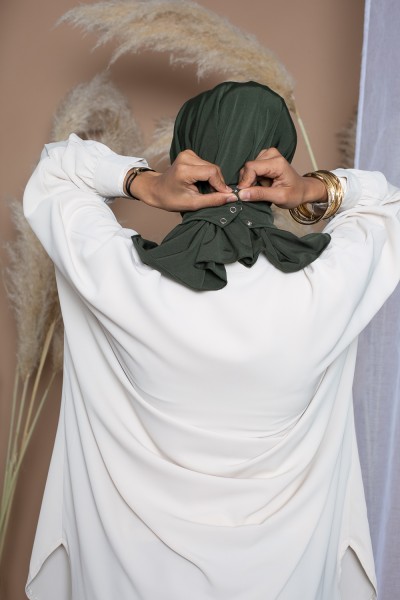 Hijab fácil caqui