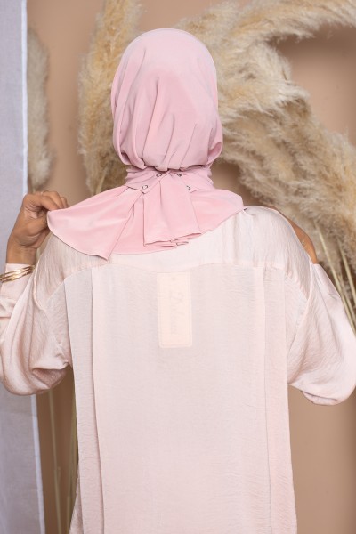 Hijab einfach rosa