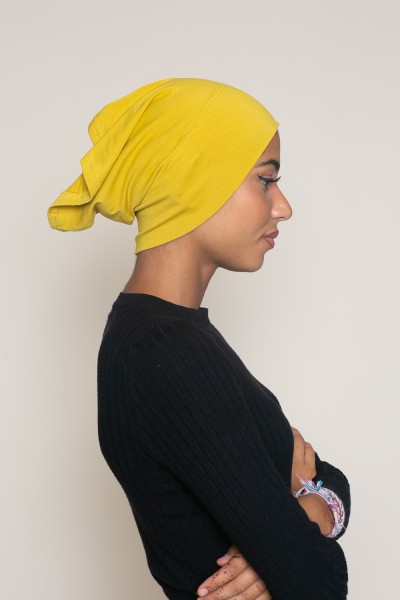 Anise cotton tube beanie