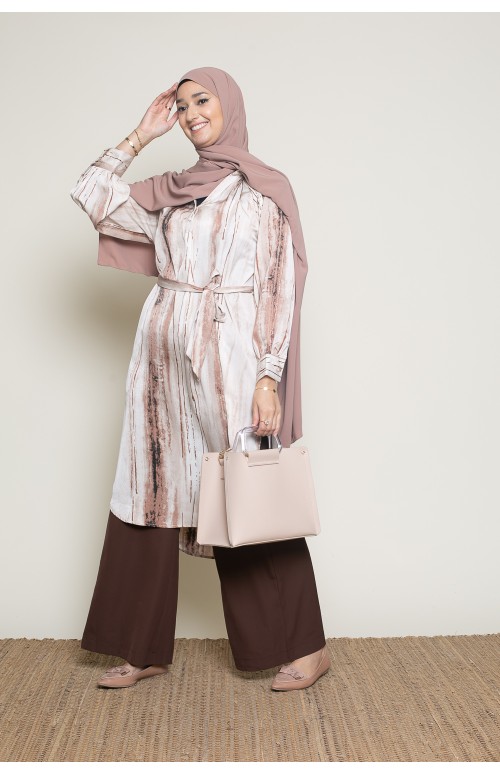 Tunique longue chic pour femme musulmane boutique hijab