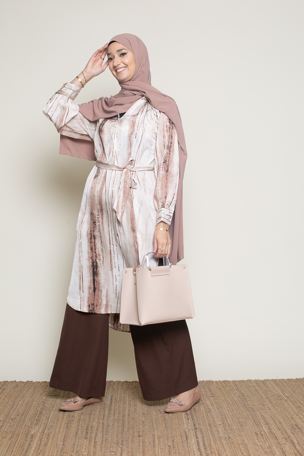 Tunique longue chic pour femme musulmane boutique hijab