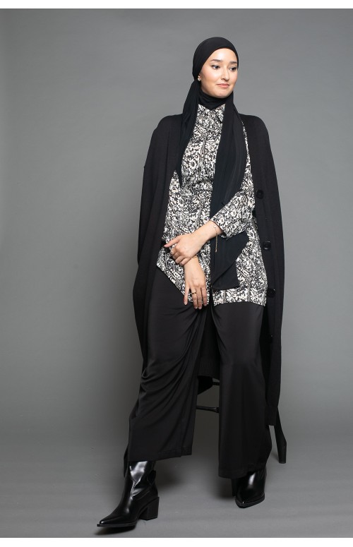 Ensemble pantalon large et chemise pour femme modeste boutique prêt à porter musulmane