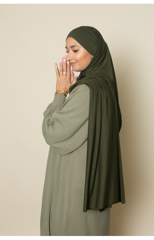 Hijab premium prêt à nouer jersey