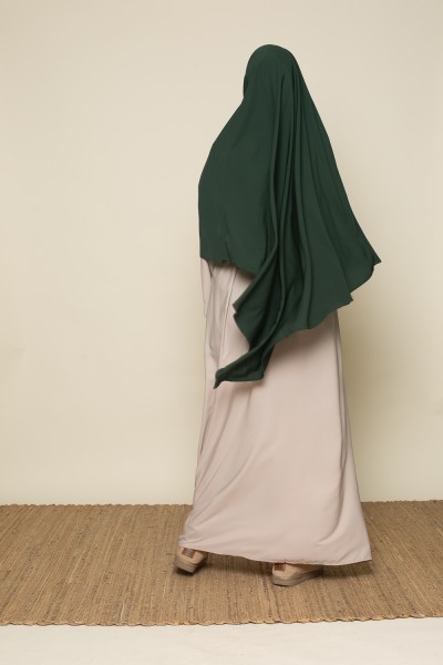 Khimar Medina silk dark military khaki