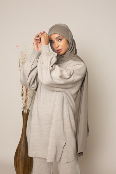 hijab premium prêt à nouer jersey