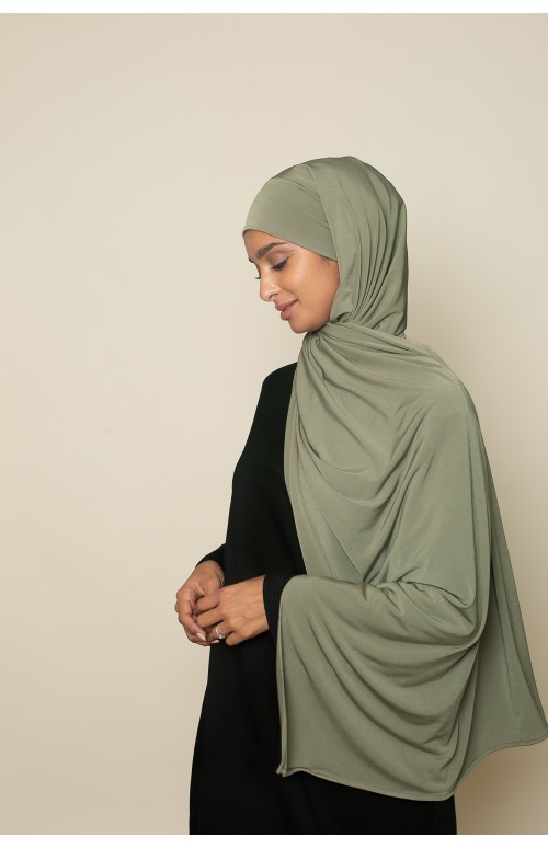Hijab prêt à nouer premium jersey