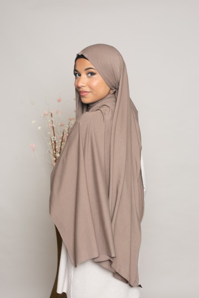 Hijab-Jersey Lux Soft Taupe