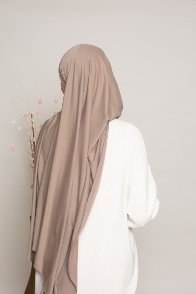 Hijab-Jersey Lux Soft Taupe