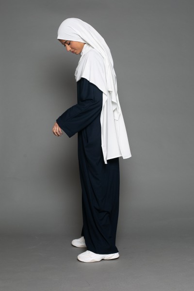 Navy blue oversized abaya