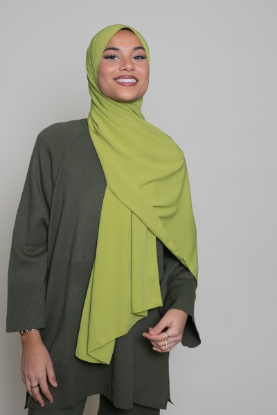 Hijab de seda wasabi Medina