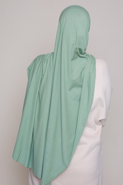 Hijab jersey lux soft vert eau
