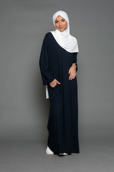 Abaya oversize bleu marine