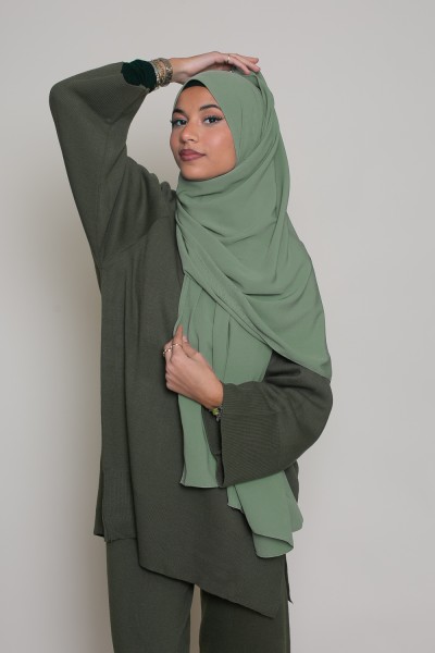 Pistachio Medina silk hijab