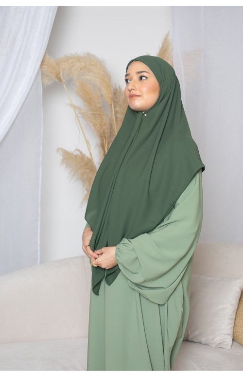 Hijab carré mousseline 120 cm