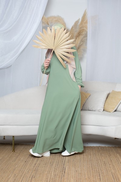 Pistachio green medina dress