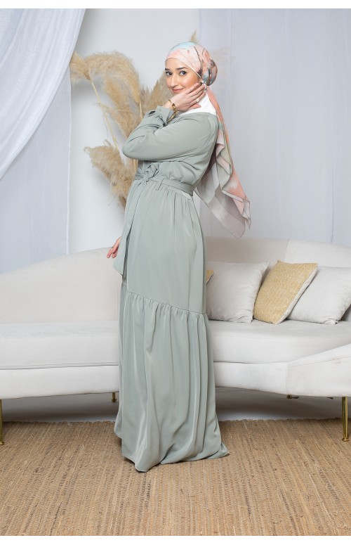Robe bohème large avec zip. Boutique prêt à porter pour femme musulmane