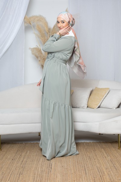 Robe bohème large avec zip. Boutique prêt à porter pour femme musulmane