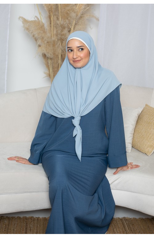 Maxi hijab carré mousseline haute qualité. Boutique hijab moderne.