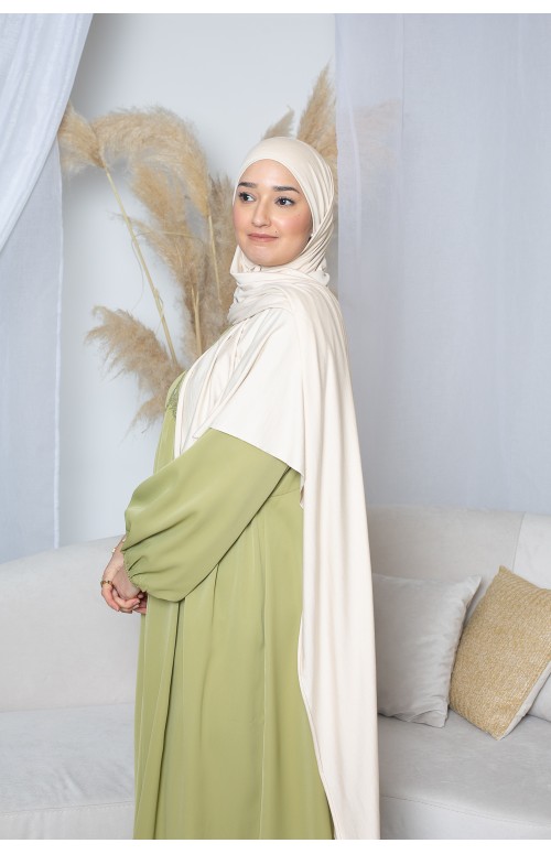 Hijab prêt à nouer en jersey. Boutique musulmane pour femme.