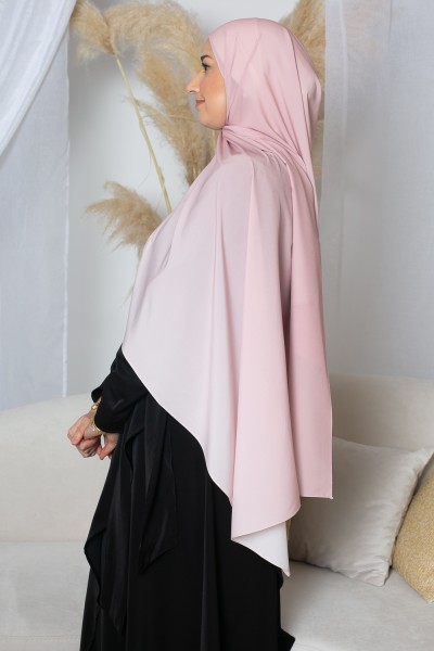 Pink gradient hijab