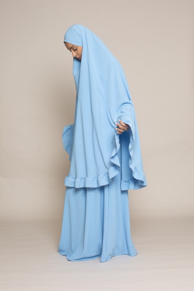 Blue prayer outfit