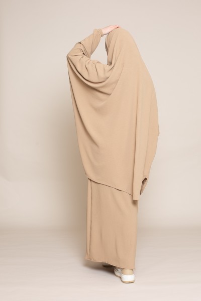 Jilbab jazz taupe young girl