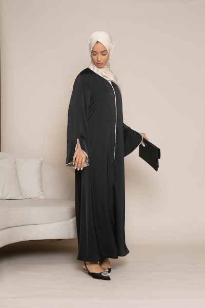 Abaya Dubaya negro