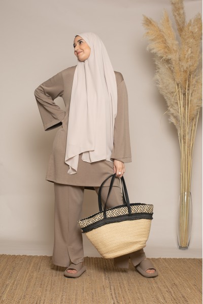 Taupe casual set