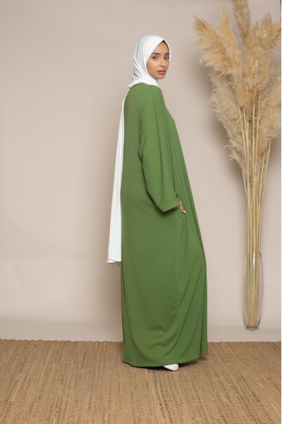 Olive oversized abaya