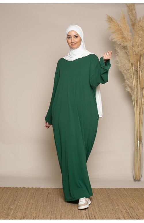 Abaya casual large pour printemps été. Boutique hijab pas cher.