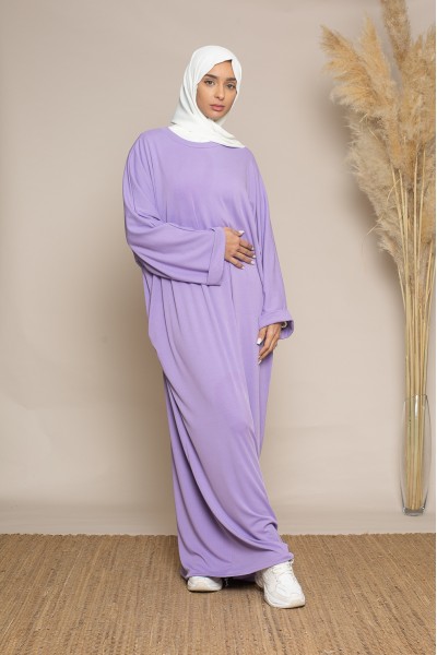 Abaya oversize lilas