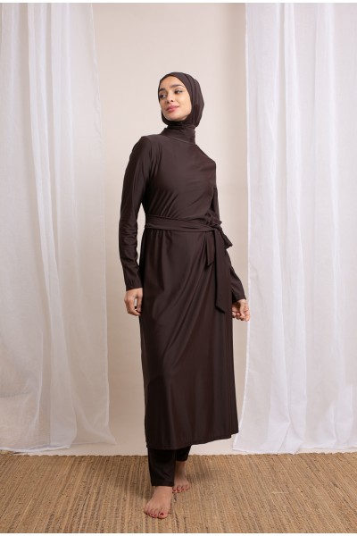 Burkini long et large mastour pour femme musulmane. Boutique vêtement de bain moderne.