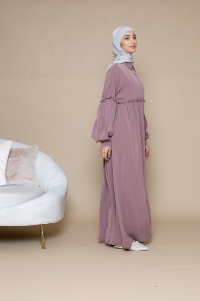 Robe chemise large et ample pour femme musulmane. Boutique hijab.