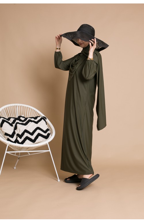 Robe burkini long mastour pour femme musulmane
